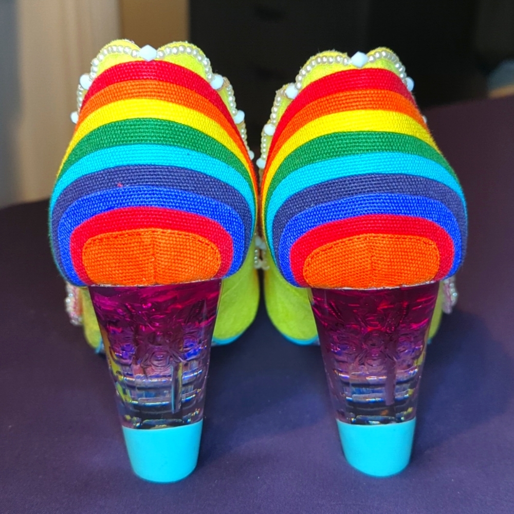 Irregular Choice Shirley Bass, Yellow - Picture 5 of 6